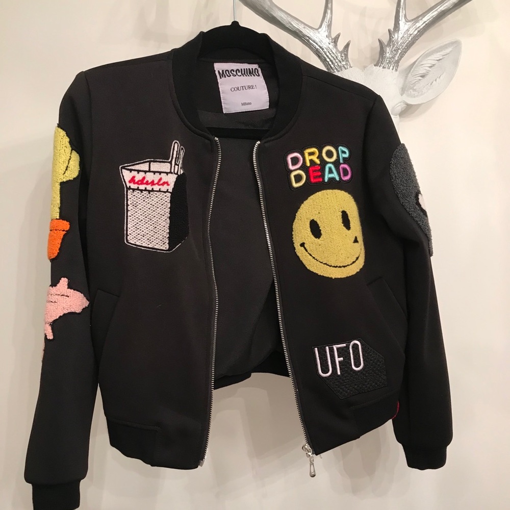 Moschino vintage bomber jacket.